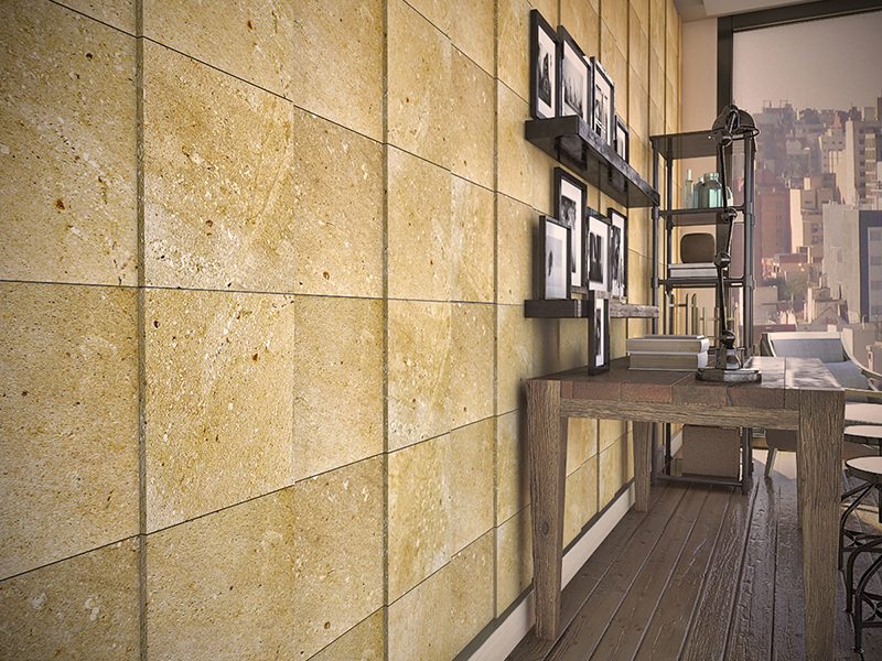 Revestimientos de paredes, aplacados de piedra natural, arenisca  y piedra amarillo fósil.
descubre la calidez de esta piedra para su obra.
